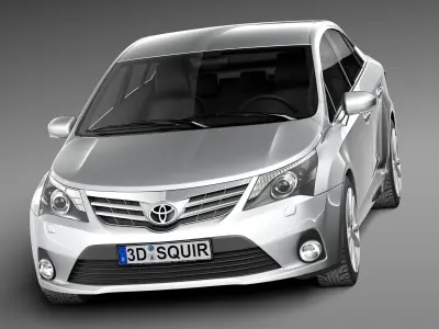 Toyota Avensis Sedan 2013 3D model