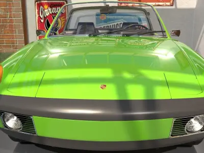 Porsche-Volkswagen 914 3D model