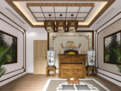 Altar room interior  3D model