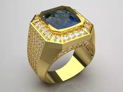 luxury man ring mr0221 3D print model