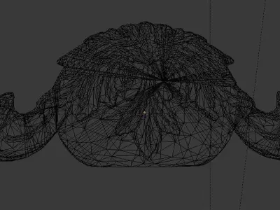  Classic decor ornament v-3D model 42 3D model