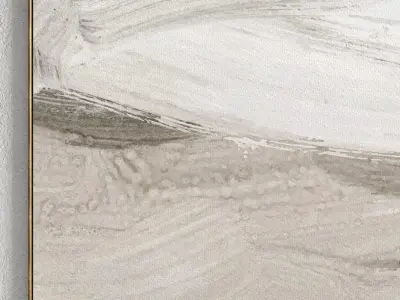 Plaster Two Photo Frame 145 Low-poly 3D model