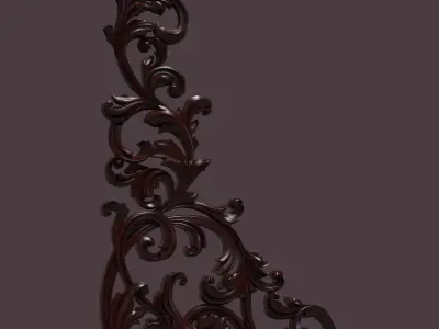 Carving wood decoration 3D print model