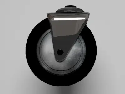 Wheel for service car 3D model