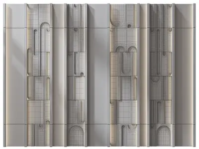 Wall Panel Decor 146 3D model