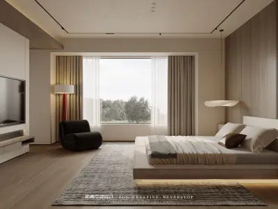 Luxury Modern Villa 3D Model and CAD Plans 3D model