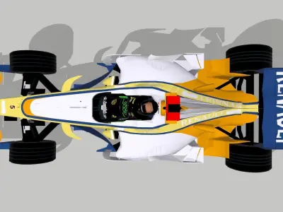 F1  Formula car 3D model
