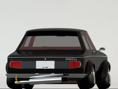 classic car 3D model