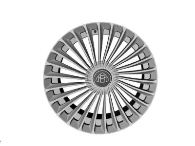 wheels maybach 222 3D model