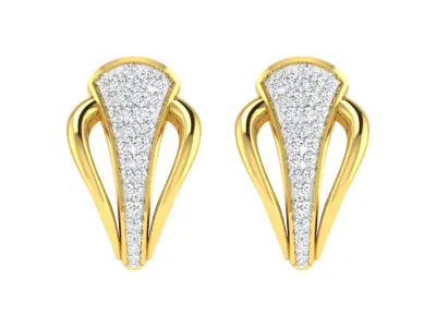 Women earrings 3D print model