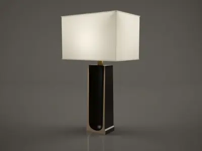 Holly Hunt Ingot table lamp 3D model