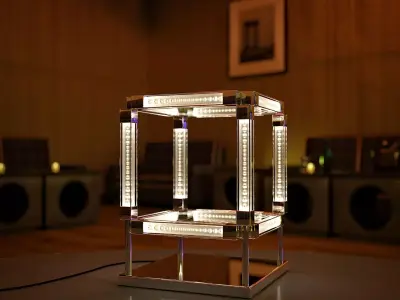 Cube Glass Bar Lamp 3D model