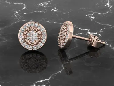 Earring Jewelry 3D print model