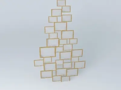 Decorative Mirror Dining Room Free 3D model