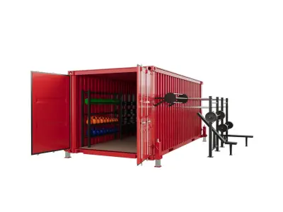 Street Workout in Sea Container 2 3D model