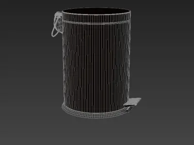 Trashcans Pedal 3lt 3D model