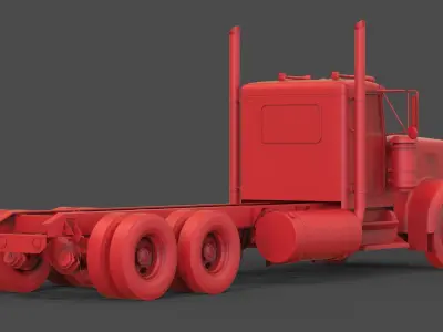 Kenworth W900 3D print model