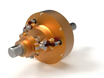 Multi plate Disc clutch 3D print model