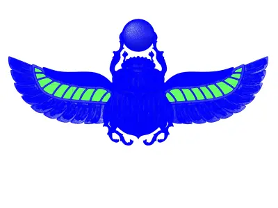 SCARAB SYMBOL 3D print model