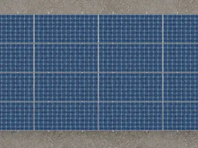 Solar Panel Steel Construction Type 9 3D model