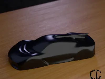 Mercedes-AMG ONE simplified decorative model  3D print model