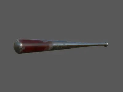 Baseball Bat Free low-poly 3D model get