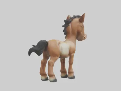 Babyhorse Model 1 Low-poly 3D model