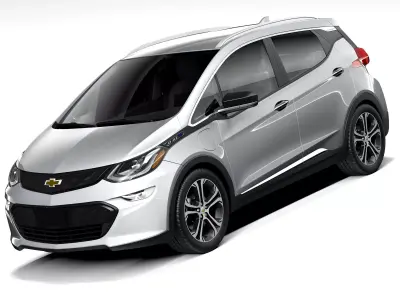 Chevrolet Bolt EV 2019 with interior 3D model