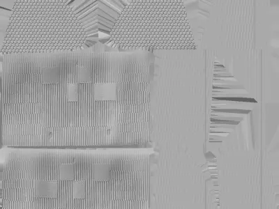 FOXBODY HEADLIGHTS 3D model