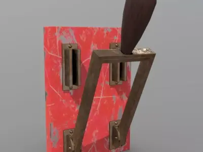 CC0 - Switch box with metal handle Free low-poly 3D model