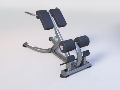 ROMAN CHAIR Gym Equipment Free low-poly 3D model