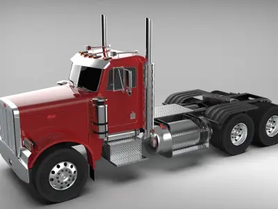 1988 Peterbilt 379 3D model