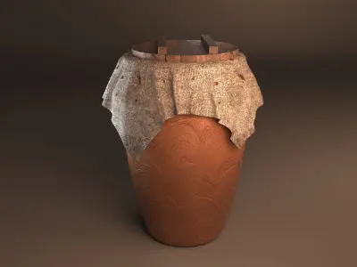 Mud Vase  3D model