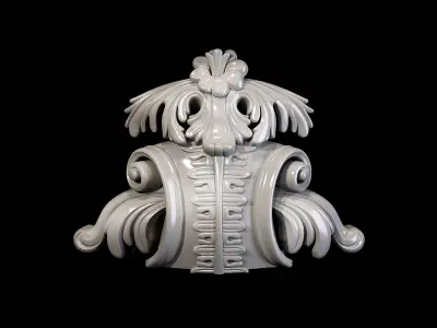 Classic carved 066 3D model