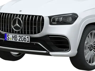 Mercedes Benz GLS 63 AMG 4Matic 2021 3D model