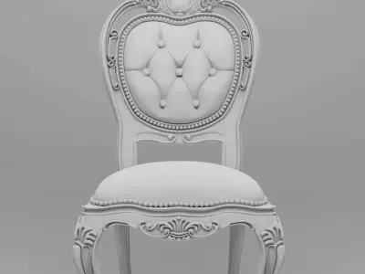 Classic Chair 3D model 3D model 3D model
