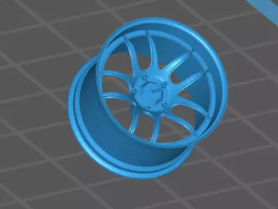 Konig Wheels 1-24 Scale  18 inch        1-10 1-18 ADJUSTABLE 3D model