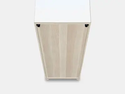 BESTA Cabinet unit 3 Low-poly 3D model