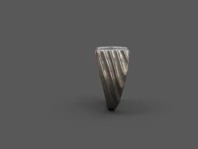 High-Quality 3D Ring Model Low-poly 3D model 22