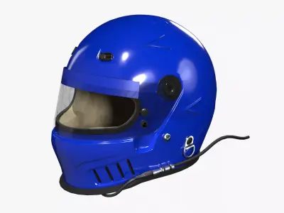 Bell Vortex Racing Helmet 3D model