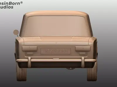 Vaz Ziguili 2101 Classic Soviet Sedan 3D Model 3D print model