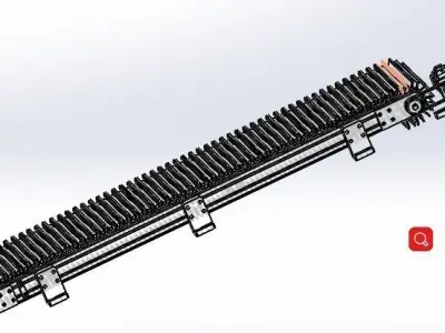 belt converyor 3D model