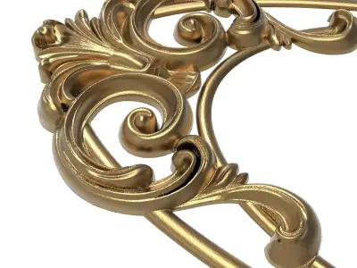 Carved Picture Frame 3D model 84