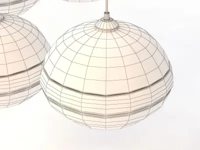 John Pomps Handcrafted Luxury Edison Bulb Light pendant  3D model