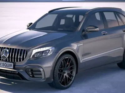 Mercedes GLC63 S AMG 2018 3D model