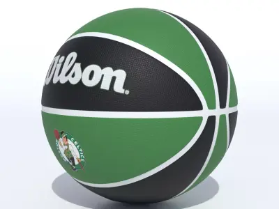 Wilson Boston Celtics Basketball 3D model