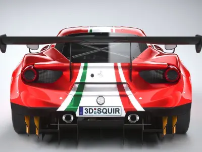 Ferrari 488 GT3 Evo 2020 3D model