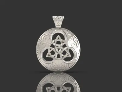 Celtic Knot Pendant 3D print model
