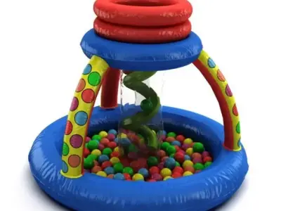 Inflatable Child s Ball Pit 3D model