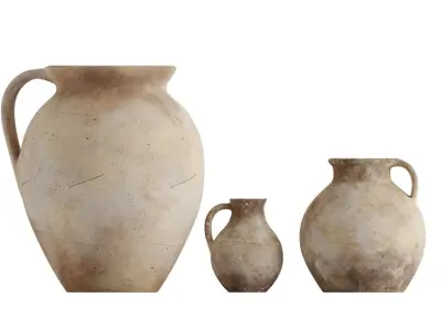 Handcrafted Weathered Vase 3D model